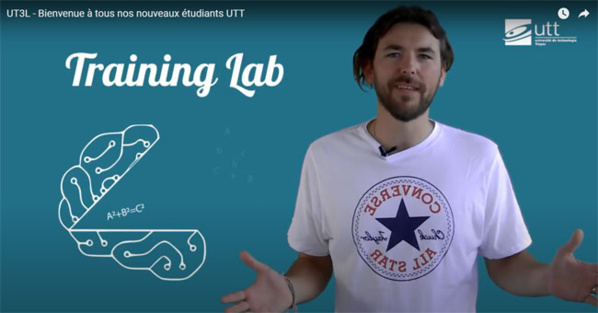Ecran d'accueil de la plateforme de révision de l'UTT © capture écran Youtube Ecran d'accueil de la plateforme de révision de l'UTT © capture écran Youtube
