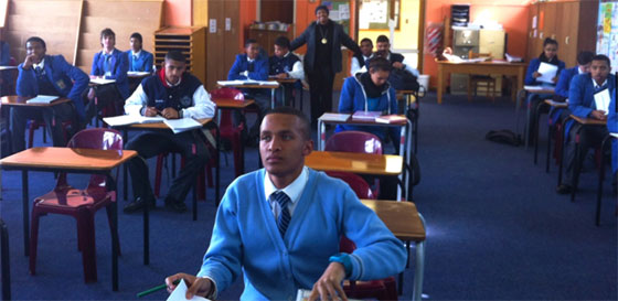 Une salle de cours en Afrique du sud. Photo : CalvinThomas (www.calvin-thomas.com)