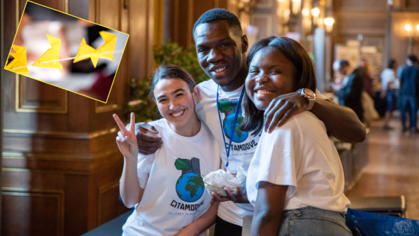 Une équipe étudiante Enactus sur un événement © DPImages