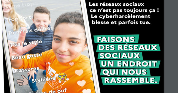 Visuel de la campagne gouvernemantale anti-harcèlement / © Education nationale Visuel de la campagne gouvernemantale anti-harcèlement / © Education nationale