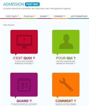 APB 2014 : le site admission-postbac est déjà en ligne 