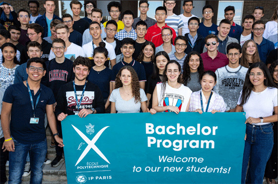 La rentrée des étudiants du programme "Bachelor in Science" de l'Ecole polytechnique, promotion 2022 © École polytechnique / J.Barande