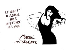 Dans les rues de Paris : Miss-Tic présidente ! Dans les rues de Paris : Miss-Tic présidente !