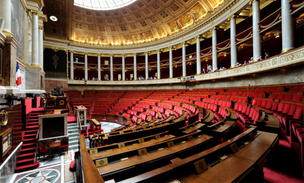 Dans l'hémicycle, les députés de gauche seront à gauche, ceux de droite à droite. ©  Assemblée nationale