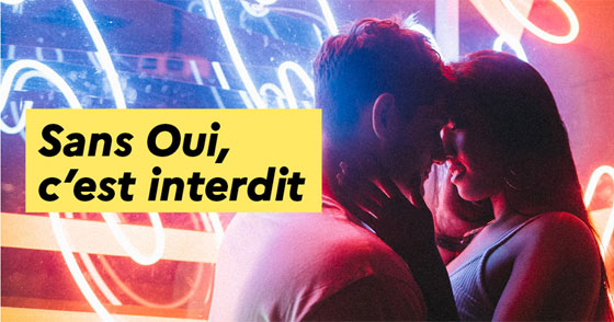 L'une des affiches de la campagne lancée par le MESRI et l'association Sexe et Consentement © DR