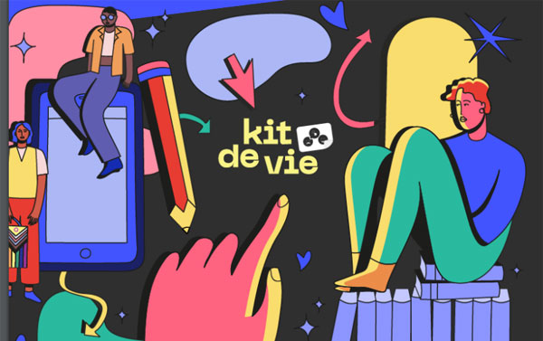 Visuel du kit de vie de l'association Nightline © DR Visuel du kit de vie de l'association Nightline © DR