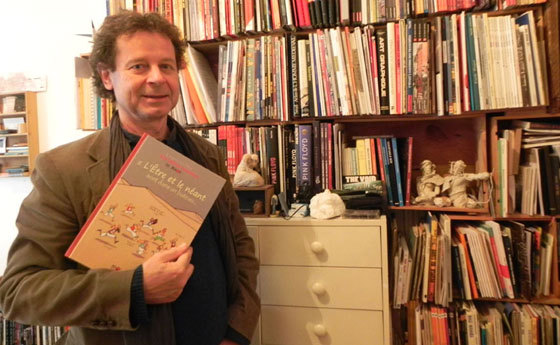 Brunor avec son dernier album : "L'Etre et le Néant (sont dans un bateau). Photo: P. Piccarreta Brunor avec son dernier album : "L'Etre et le Néant (sont dans un bateau). Photo: P. Piccarreta