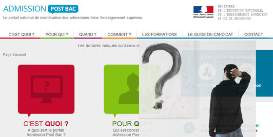 APB : le choix des voeux ouvert sur le site admission postbac