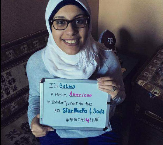 Photo : Twitter #Muslims4Lent