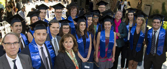 Remise de diplôme en 2014 à l'IAE Aix-Marseille