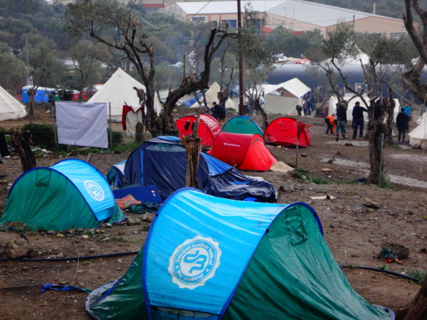 Camp de migrants en Grèce (J-N.D)