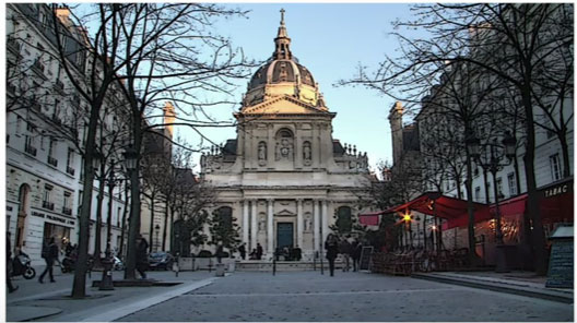 L'université Paris Sorbonne.