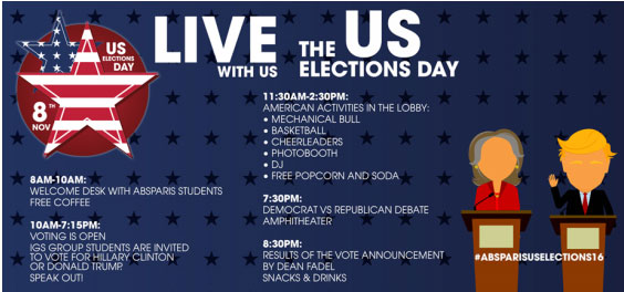 L'American Business School of Paris invite à vivre l'US Elections Day sur son campus