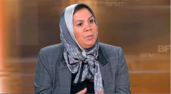 Latifa Ibn Ziaten sur un plateau de BFMTV. (capture écran) Latifa Ibn Ziaten sur un plateau de BFMTV. (capture écran)