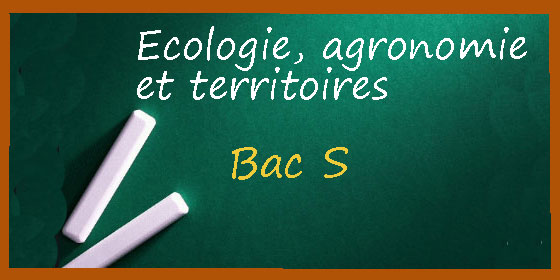 Les corrigés des sujets d'écologie, agronomie et territoires en série de bac S