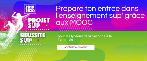 Nouveaux Mooc d'orientation sur des métiers ou des formations supérieures