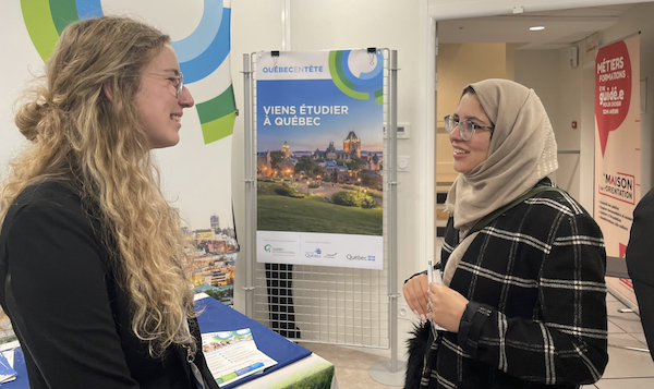 Journée "Viens te former au Québec", à Montpellier, en février 2023. Photo : Reussirmavie.net / Droits réservés