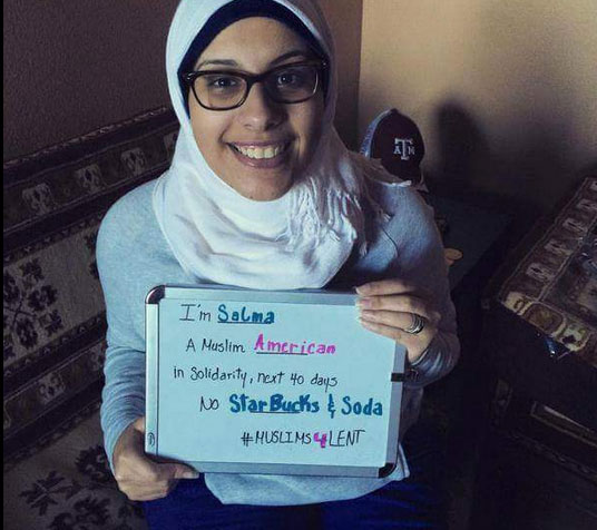 Photo : Twitter #Muslims4Lent