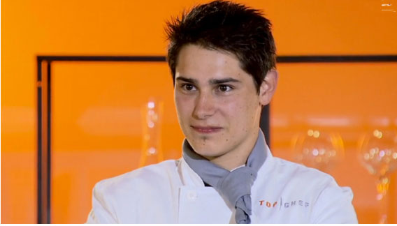 Xavier Koening, 19 ans, vainqueur de Top Chef 2015
