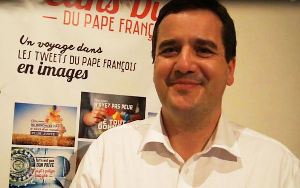 Olivier Mordefroid, fondateur du projet "Pontifex en images".