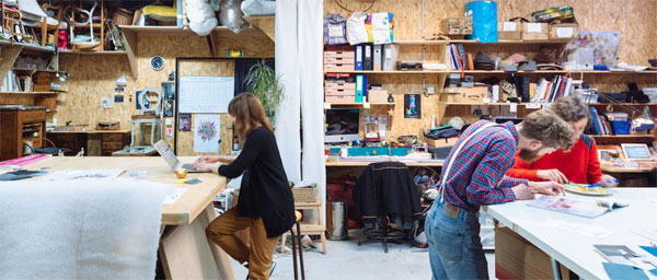 Atelier textile. Crédit : Julien Dominguez