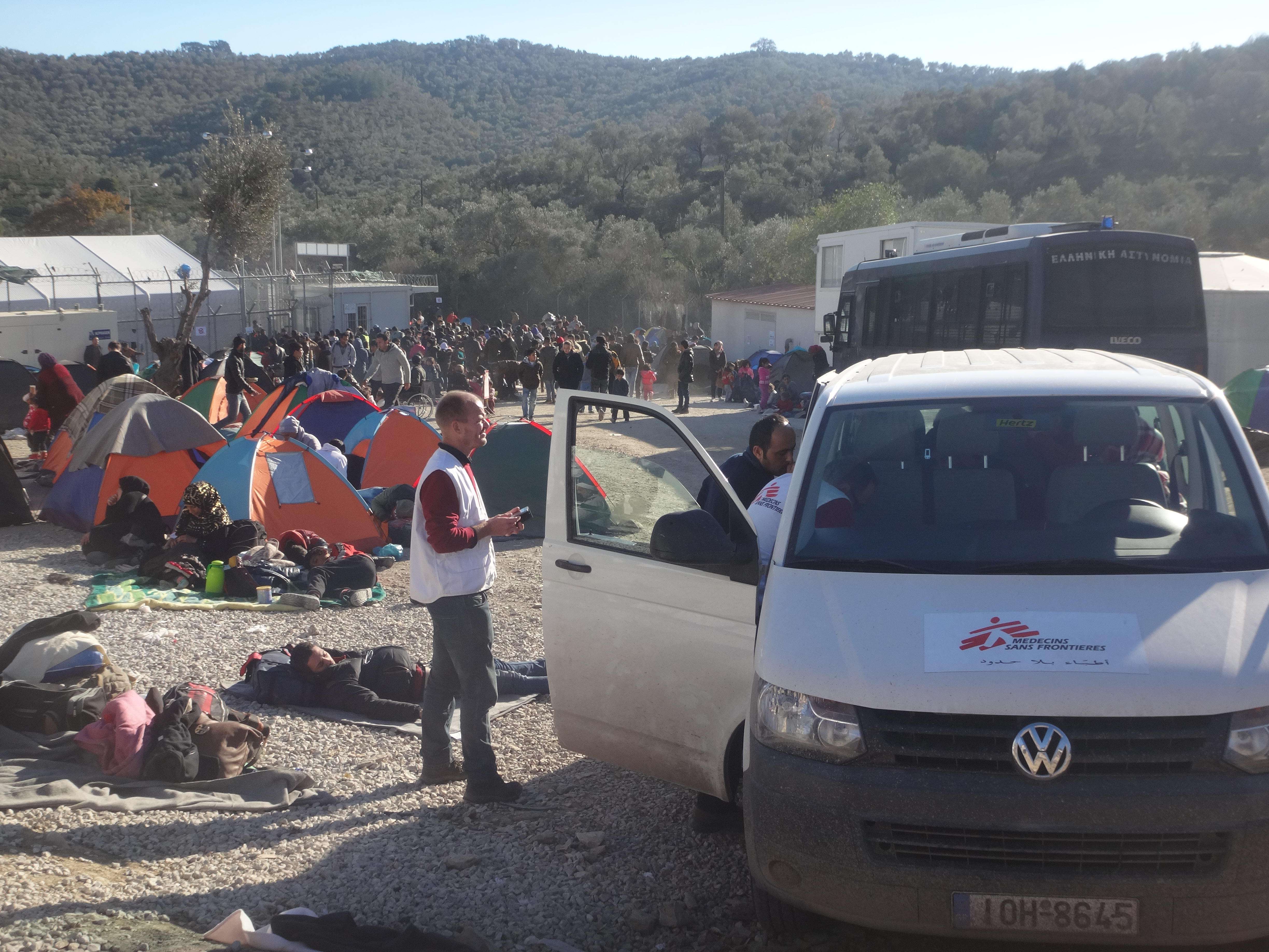 Camp de migrants en Grèce (J-N.D)