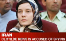 Clotilde Reiss, 24 ans, a comparu devant le tribunal iranien