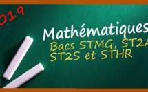Les corrigés des sujets de maths pour les séries STMG, STD2A, ST2S, STHR