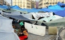 Les jeunes Espagnols en colère dans les rues de Madrid 