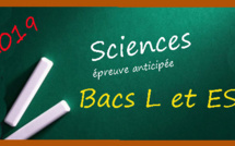 Corrigés de l'épreuve anticipée de sciences pour les bacs L et ES