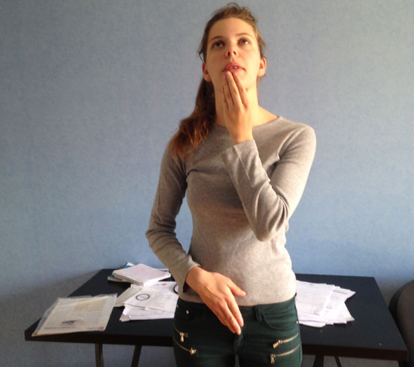 Les Points d'enracinement, vers le haut